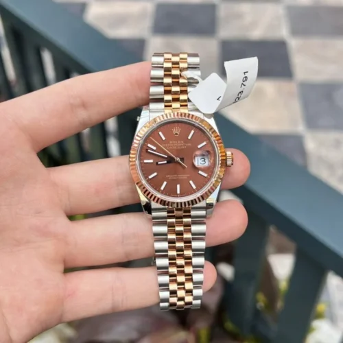 Dong-Ho-Rolex-DateJust-Boc-Vang-Mat-Chocolate-Coc-Da-Quang-GMF-36mm-2-768x768